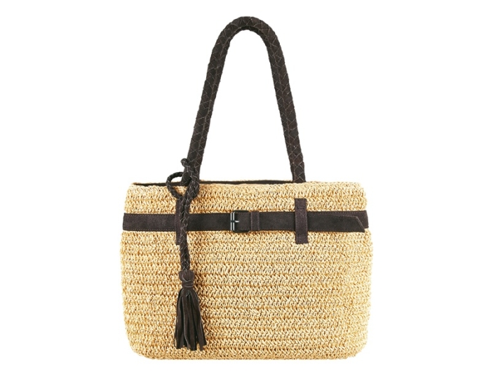 SEABREEZE SHOPPER MEDIUM nature aus Raffiabast
